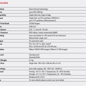 DASCOM DC240 Single Sided PVC ID Card Printer Free Consumables & Software - Image 3